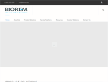 Tablet Screenshot of biorem.biz